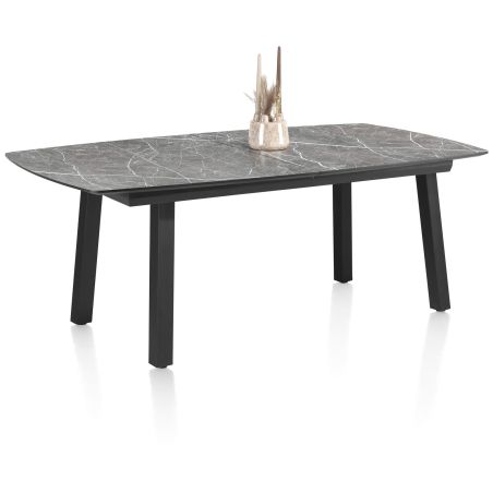 Palace, table a rallonge 190 (+ 60 cm.) x 110 cm. - 4-pieds - Henders and Hazel