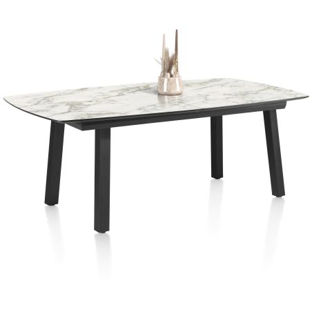 Palace, table a rallonge 190 (+ 60 cm.) x 110 cm. - 4-pieds - Henders and Hazel