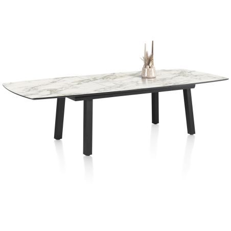 Palace, table a rallonge 190 (+ 60 cm.) x 110 cm. - 4-pieds - Henders and Hazel