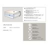 Matelas ressorts ensachés MORPHÉE HR - profondeur 210 cm - H 26 cm