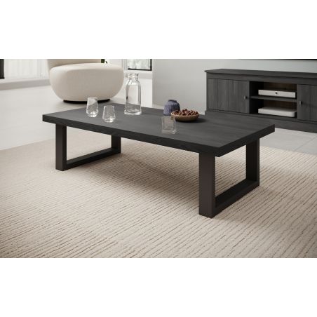 Table basse GABRIEL DARK en décor chêne noir