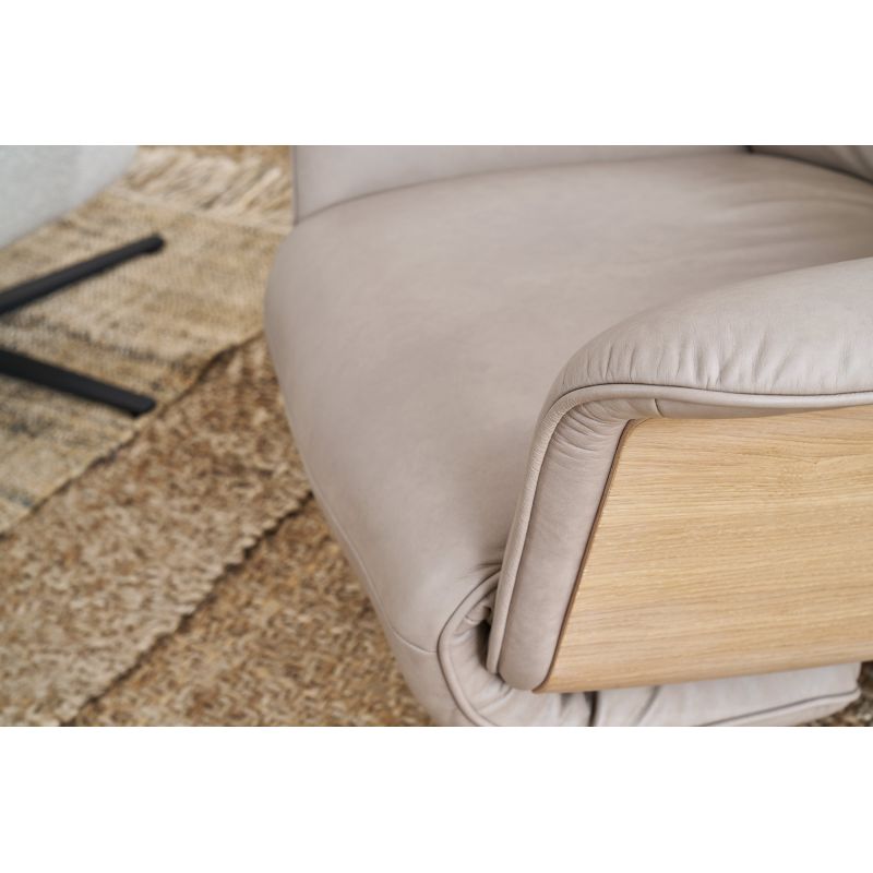 Fauteuil relax électrique en cuir S-LOUNGER 7363 avec 3 moteurs et ...