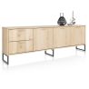 Castello, buffet 240 cm - 3-portes + 2-tiroirs - Henders and Hazel