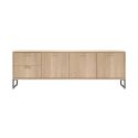 Castello, buffet 240 cm - 3-portes + 2-tiroirs - hauteur 90 cm - Henders and Hazel