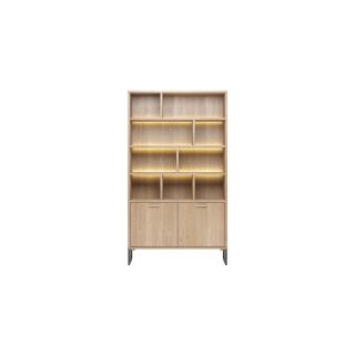 Castello, vaisselier 123 cm - 2-portes + 9-niches (+ LED) - Henders and Hazel