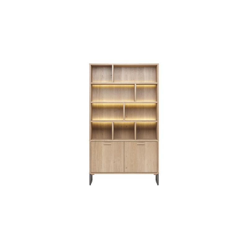 Castello, vaisselier 123 cm - 2-portes + 9-niches (+ LED) - Henders and Hazel
