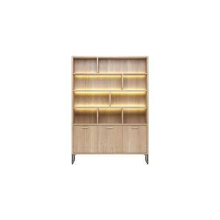 Castello, vaisselier 150 cm - 3-portes + 9-niches (+ LED) - Henders and Hazel