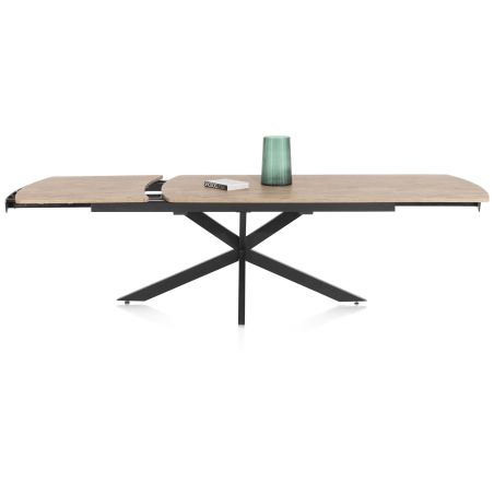 Pavalon, table a rallonge 200 (+ 78) x 100 cm - Henders and Hazel