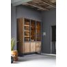 Trapani, vaisselier 160 cm - 3-portes verres + 2-portes + 2-tiroirs (+ LED) - Henders and Hazel