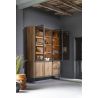 Trapani, vaisselier 160 cm - 3-portes verres + 2-portes + 2-tiroirs (+ LED) - Henders and Hazel
