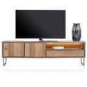 Trapani, buffet bas 200 cm - 2-portes + 1-tiroir + 1-niche (+ LED) - Henders and Hazel