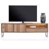 Trapani, buffet bas 200 cm - 2-portes + 1-tiroir + 1-niche (+ LED) - Henders and Hazel