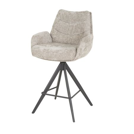 Chaise de bar pivotante BOREAS - proposée en 2 coloris