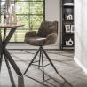 Chaise de bar pivotante BOREAS - proposée en 2 coloris