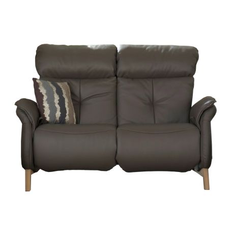 Canapé droit 2 places fixes 147 cm en cuir CUMULY COMFORT 4708 de la marque HIMOLLA