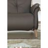Canapé droit 2 places fixes 147 cm en cuir CUMULY COMFORT 4708 de la marque HIMOLLA
