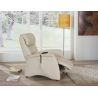 Fauteuil relax électrique H 106 cm en cuir QUATUOR 9721 avec lift de la marque HIMOLLA
