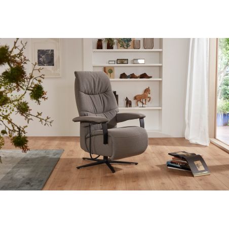 Fauteuil relax électrique en tissu EASY SWING 7050 taille S de la marque HIMOLLA