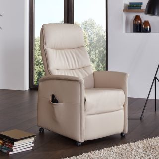 Fauteuil relax électrique H 103 cm en cuir QUARTETT 9051 avec lift de la marque HIMOLLA