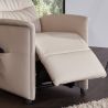 Fauteuil relax électrique H 103 cm en cuir QUARTETT 9051 avec lift de la marque HIMOLLA