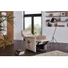 Fauteuil relax électrique H 107 cm en cuir QUARTETT 9051 avec lift de la marque HIMOLLA
