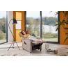 Fauteuil relax électrique H 103 cm en tissu QUARTETT 9051 avec lift de la marque HIMOLLA