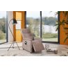 Fauteuil relax électrique H 112 cm en tissu QUARTETT 9051 avec lift de la marque HIMOLLA