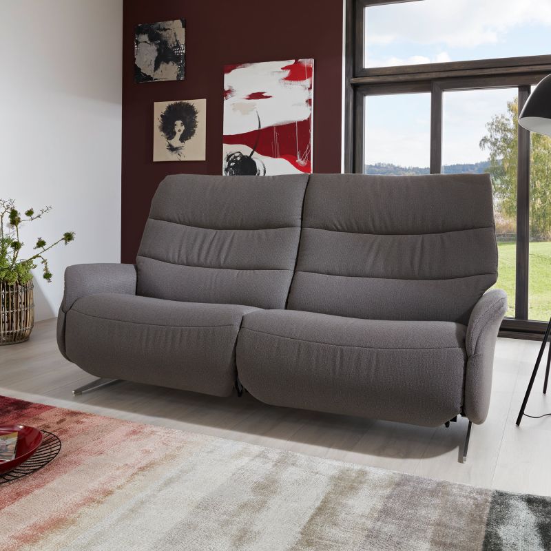 Canapé 3 places fixes 197 cm en tissu CUMULY COMFORT 4051 de la marque HIMOLLA
