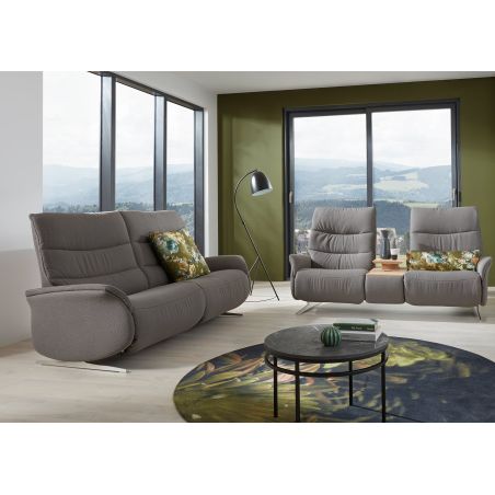 Canapé 3 places fixes 197 cm en tissu CUMULY COMFORT 4051 de la marque HIMOLLA