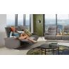 Canapé 3 places 197 cm en tissu CUMULY COMFORT 4051 avec 2 relax électriques de la marque HIMOLLA