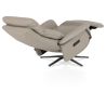 Stelvio, fauteuil relax - électrique - pied graphite - appui-tête électrique - cuir Maine taupe