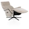 Stelvio, fauteuil relax - électrique - pied graphite - appui-tête électrique - Enzo champagne - Henders and Hazel