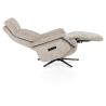 Stelvio, fauteuil relax - électrique - pied graphite - appui-tête électrique - Enzo champagne - Henders and Hazel
