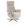 Stelvio, fauteuil relax - électrique - pied graphite - appui-tête électrique - Enzo champagne - Henders and Hazel