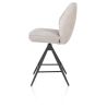 Bell, chaise de bar - piétement graphite - pivotante - confort ressorts - Calabria