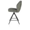 Bell, chaise de bar - piétement graphite - pivotante - confort ressorts - Calabria