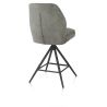 Bell, chaise de bar - piétement graphite - pivotante - confort ressorts - Calabria