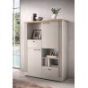 Highboard CADMUS avec 2 portes, 2 tiroirs et 3 niches