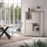 Highboard CADMUS avec 2 portes, 2 tiroirs et 3 niches