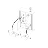 Highboard CADMUS avec 2 portes, 2 tiroirs et 3 niches