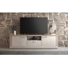Meuble TV 211 cm CADMUS avec 2 portes, 1 tiroir et 1 niche