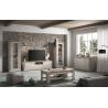Meuble TV 211 cm CADMUS avec 2 portes, 1 tiroir et 1 niche