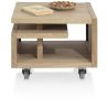 Nystead, table d'appoint 60 x 60 cm. - pieds & roues inclus - Henders and Hazel