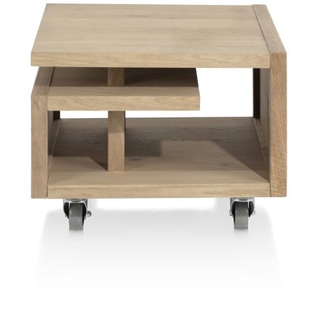 Nystead, table d'appoint 60 x 60 cm. - pieds & roues inclus - Henders and Hazel