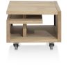 Nystead, table d'appoint 60 x 60 cm. - pieds & roues inclus - Henders and Hazel