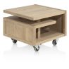 Nystead, table d'appoint 60 x 60 cm. - pieds & roues inclus - Henders and Hazel