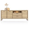 Nystead, buffet 240 cm. - 3-portes + 2-tiroirs + 1-niche (+ LED) - Henders and Hazel