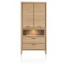 Nystead, armoire 100 cm. - 2-portes + 2-tiroirs + 1-niche (+ LED) - Henders and Hazel