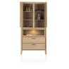 Nystead, armoire 100 cm. - 2-portes + 2-tiroirs + 1-niche (+ LED) - Henders and Hazel