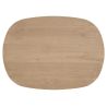 Nyborg, table à rallonge 150 (+ 40) x 130 cm - ovale - pied bois central - Henders and Hazel
